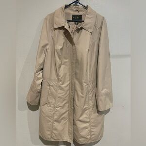 Eddie Bauer Tan Trench Coat